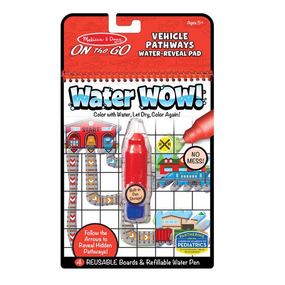 Melissa & Doug Water Wow Vehicles Pathways